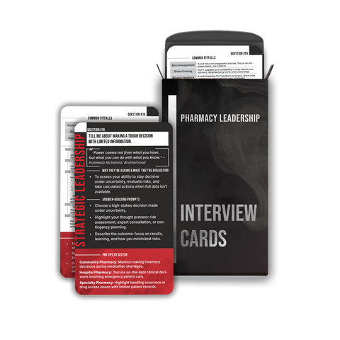 [DIGITAL] Interview Cards For Pharmacy Leaders