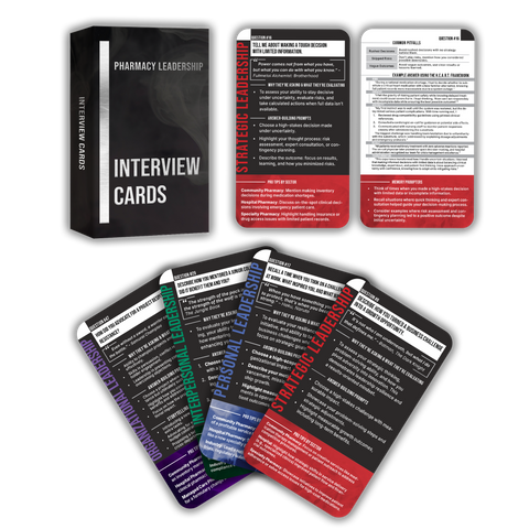 [DIGITAL] Interview Cards For Pharmacy Leaders